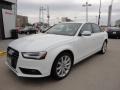 2013 Ibis White Audi A4 2.0T quattro Sedan  photo #3