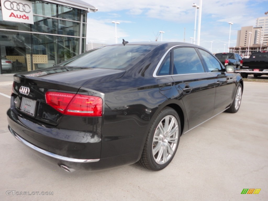 2013 A8 L 3.0T quattro - Oolong Grey Metallic / Nougat Brown photo #6