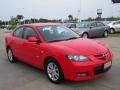 2007 True Red Mazda MAZDA3 s Sport Sedan  photo #3