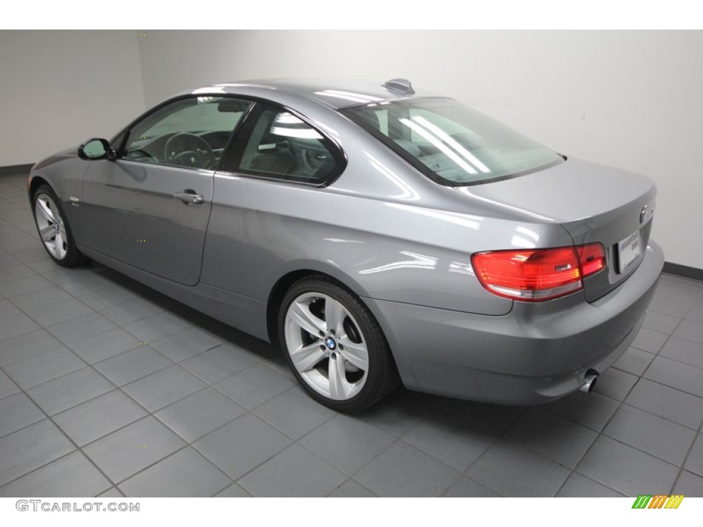 2009 3 Series 335xi Coupe - Space Grey Metallic / Grey photo #5