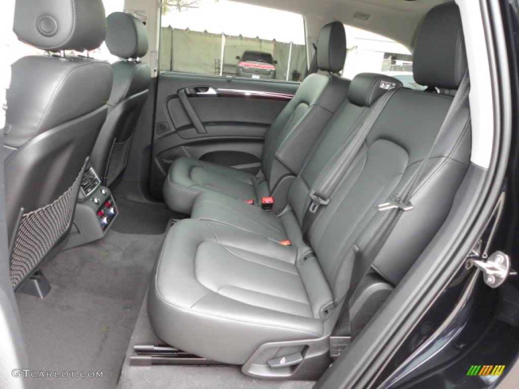 Black Interior 2013 Audi Q7 3.0 TFSI quattro Photo #75498751