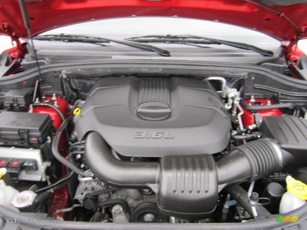 2012 Dodge Durango Citadel AWD 3.6 Liter DOHC 24-Valve VVT Pentastar V6 Engine Photo #75499067