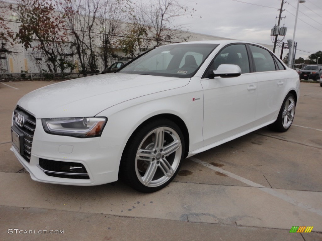 Ibis White 2013 Audi S4 3.0T quattro Sedan Exterior Photo #75499550