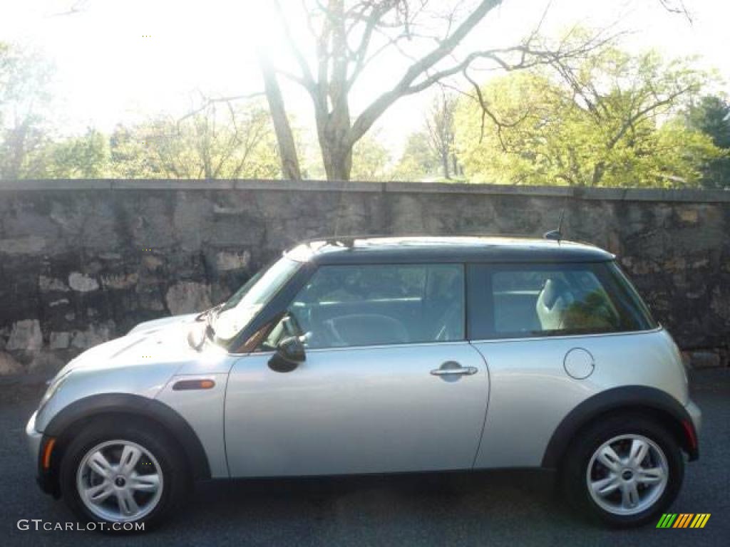 2006 Cooper Hardtop - Pure Silver Metallic / Grey/Panther Black photo #1