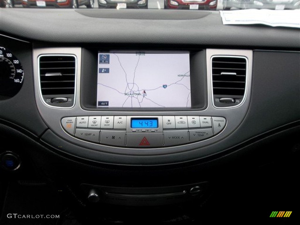 2012 Genesis 3.8 Sedan - Titanium Gray Metallic / Jet Black photo #3