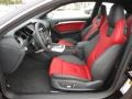 Black/Magma Red 2013 Audi S5 3.0 TFSI quattro Coupe Interior Color
