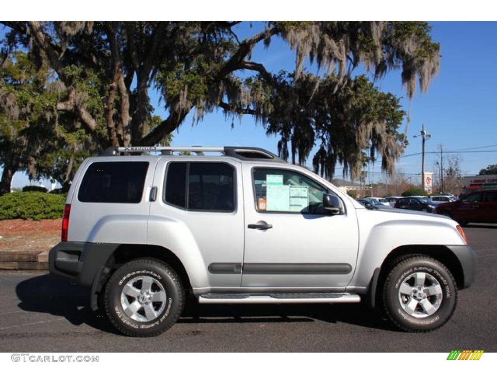 Brilliant Silver 2012 Nissan Xterra S 4x4 Exterior Photo #75500150