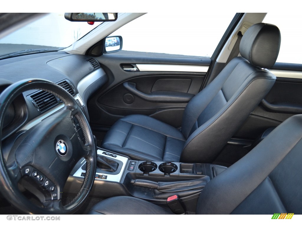 2002 3 Series 325i Sedan - Steel Grey Metallic / Black photo #5
