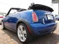 2006 Hyper Blue Metallic Mini Cooper S Convertible  photo #3