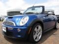 2006 Hyper Blue Metallic Mini Cooper S Convertible  photo #9