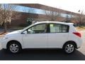 2012 Fresh Powder White Nissan Versa 1.8 S Hatchback  photo #10