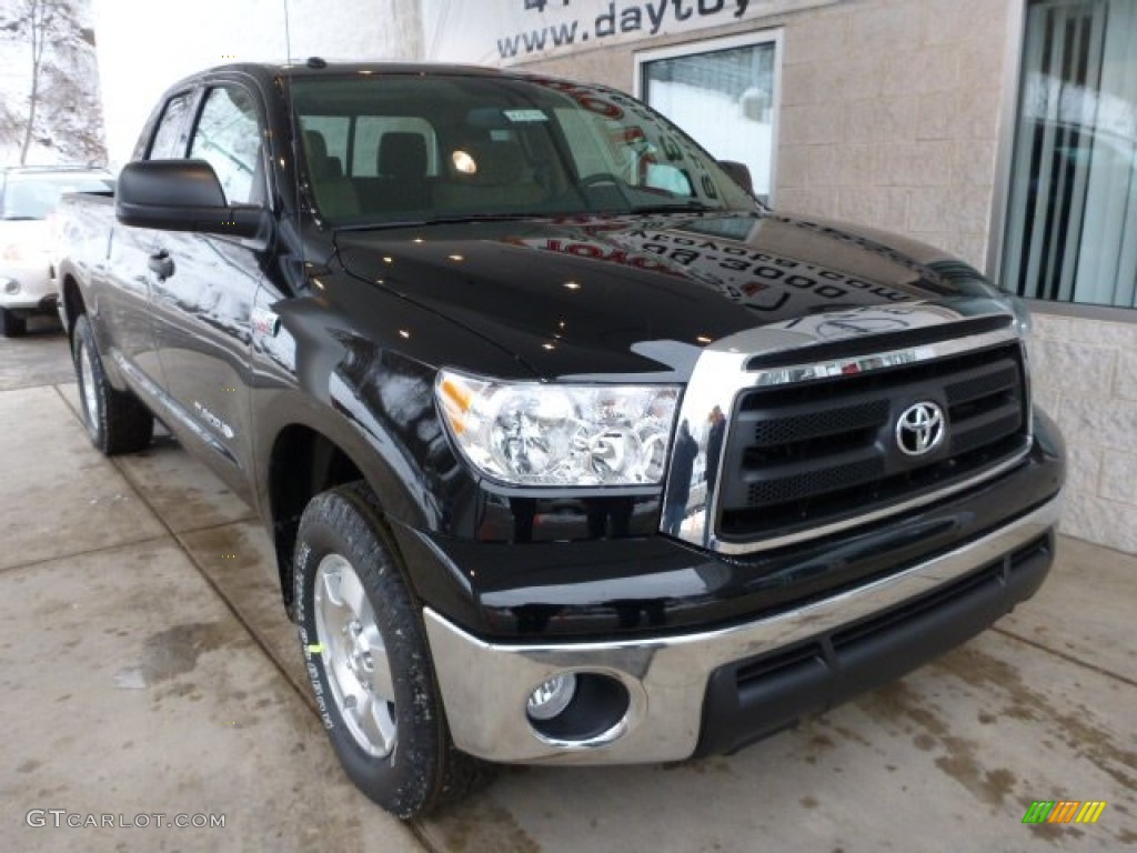 2013 Tundra TRD Double Cab 4x4 - Black / Sand Beige photo #7