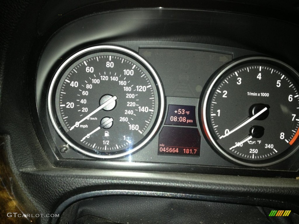 2008 3 Series 335i Sedan - Black Sapphire Metallic / Black photo #6