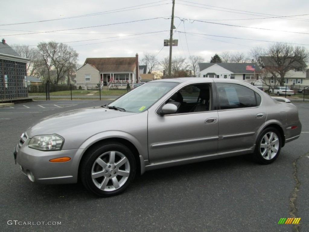 2003 Maxima GLE - Sheer Silver / Black photo #3