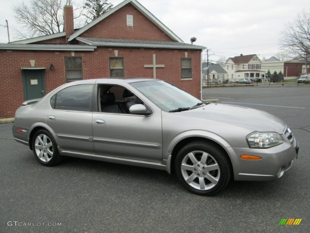 2003 Maxima GLE - Sheer Silver / Black photo #10