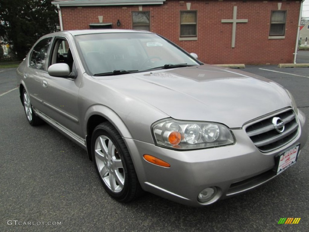 2003 Maxima GLE - Sheer Silver / Black photo #11