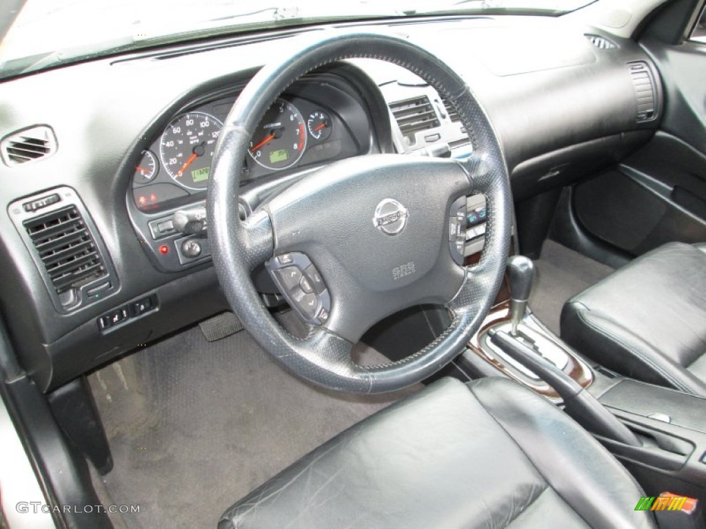 2003 Maxima GLE - Sheer Silver / Black photo #15