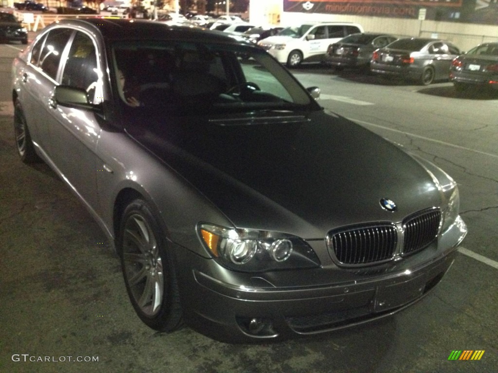 2006 7 Series 750Li Sedan - Titanium Grey Metallic / Black/Black photo #2