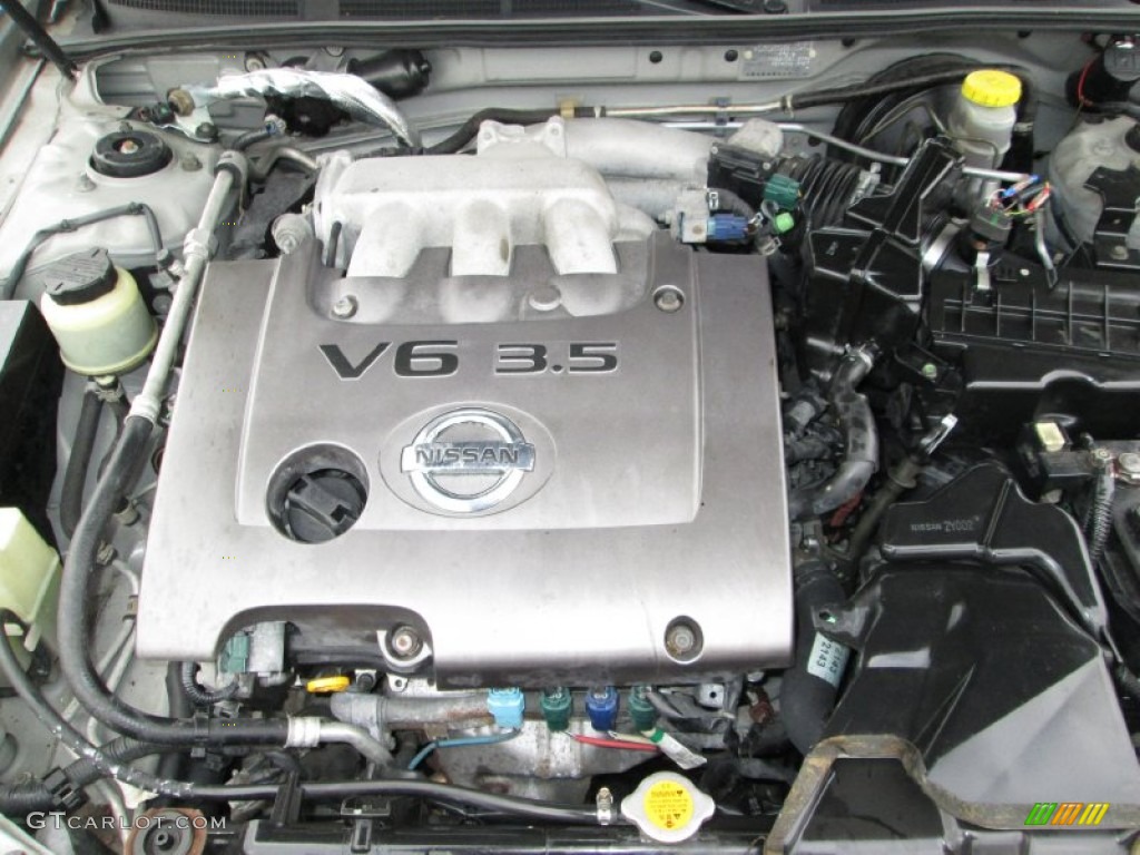 2003 Maxima GLE - Sheer Silver / Black photo #28
