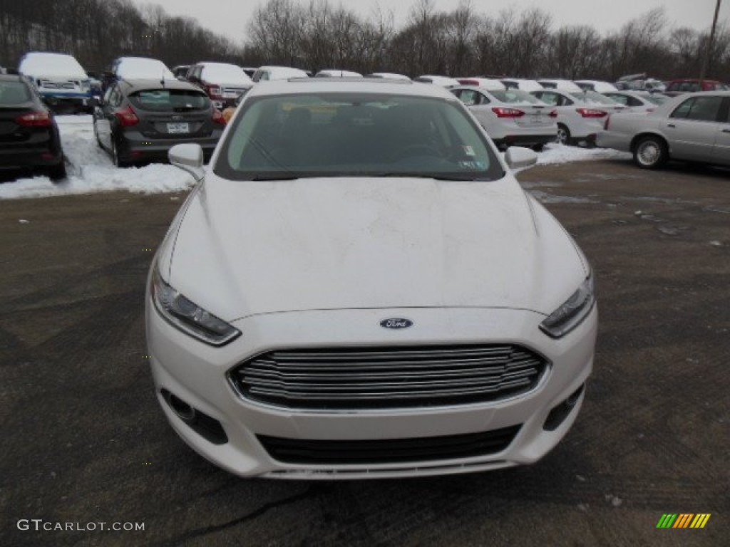 2013 Fusion SE 2.0 EcoBoost - Oxford White / Charcoal Black photo #3