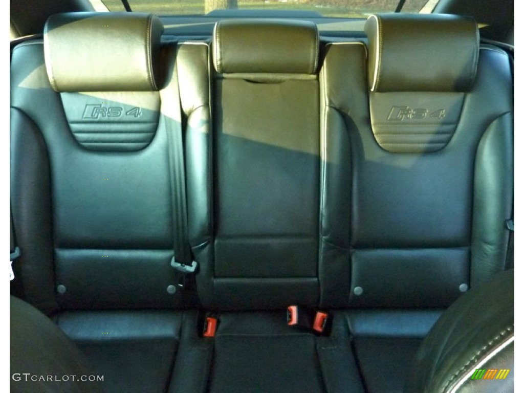 2007 Audi RS4 4.2 quattro Sedan Rear Seat Photo #75505175