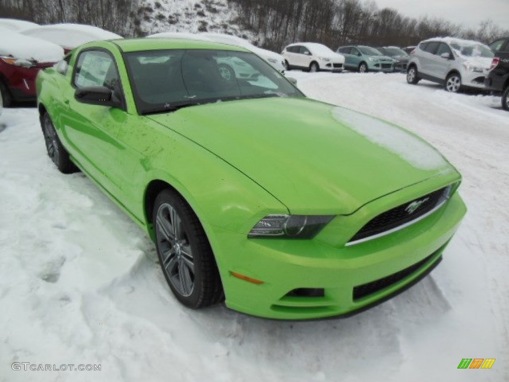 Gotta Have It Green 2013 Ford Mustang V6 Coupe Exterior Photo #75505427