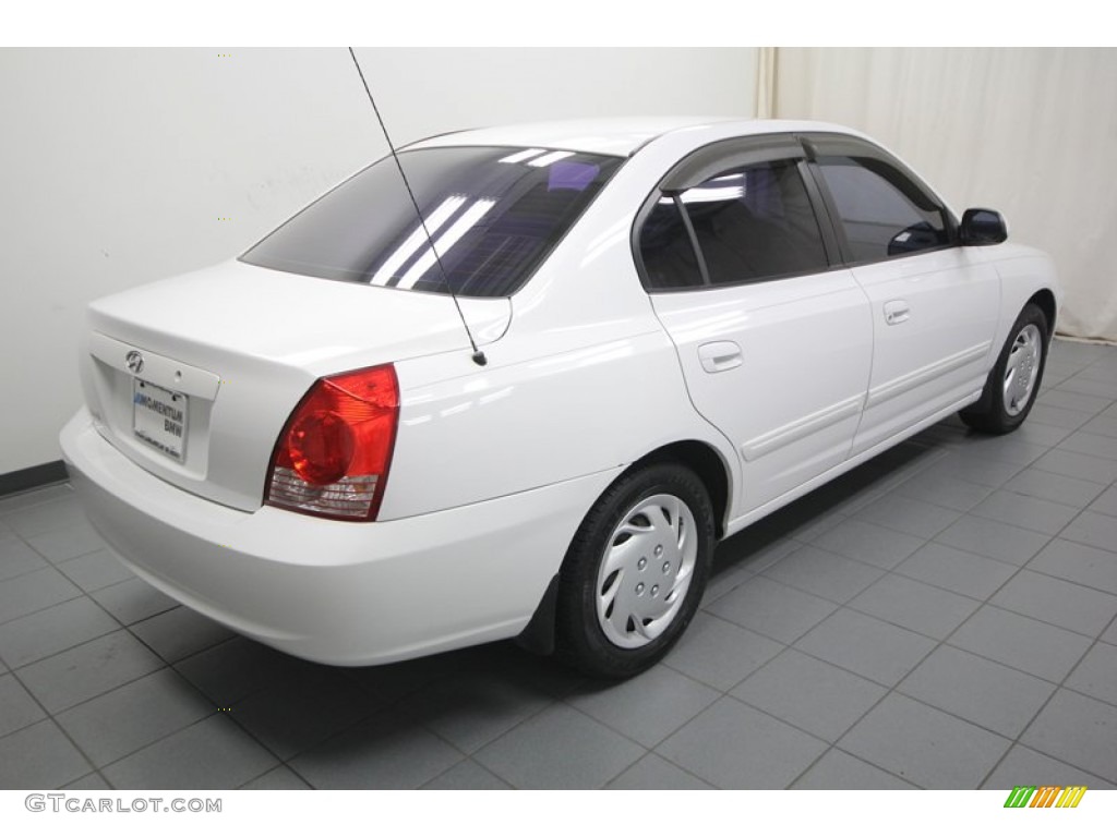 2006 Elantra GLS Sedan - Nordic White / Gray photo #11