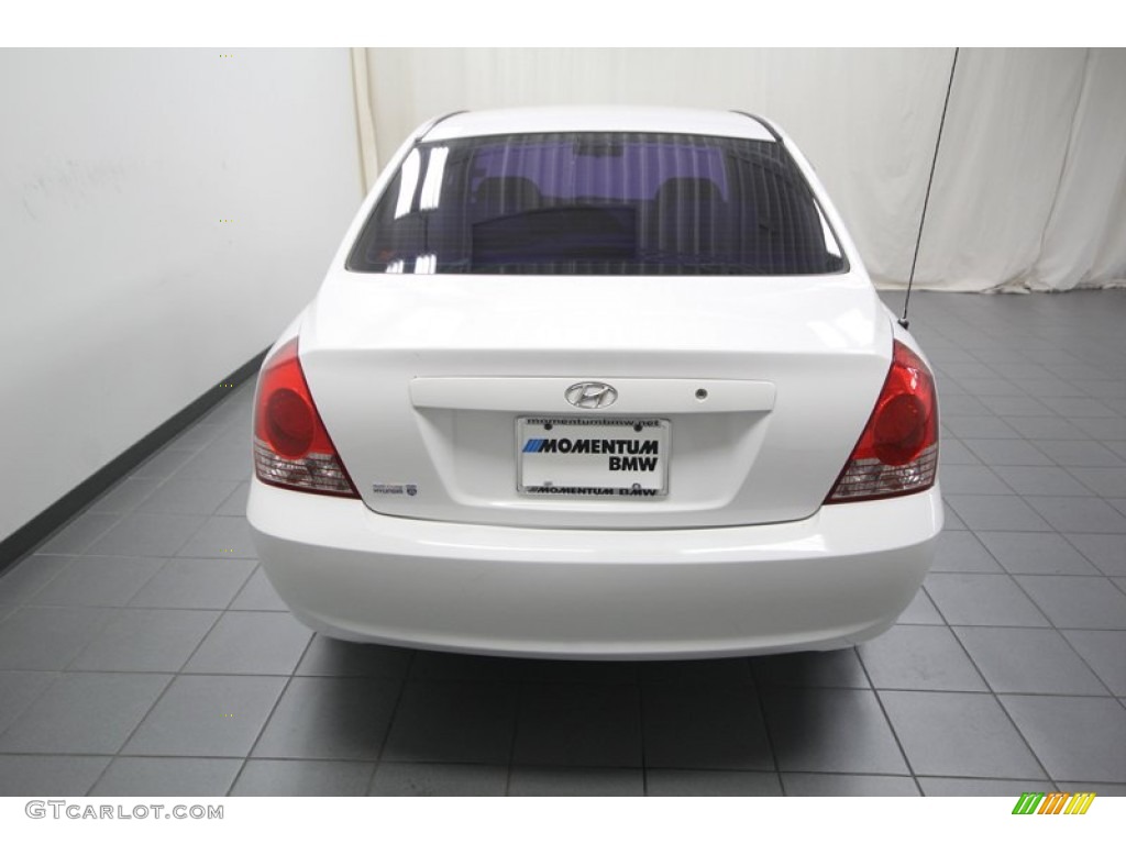 2006 Elantra GLS Sedan - Nordic White / Gray photo #12
