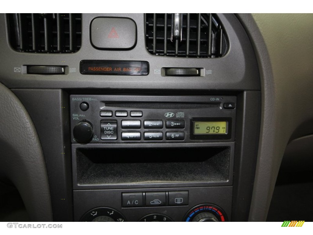 2006 Elantra GLS Sedan - Nordic White / Gray photo #18