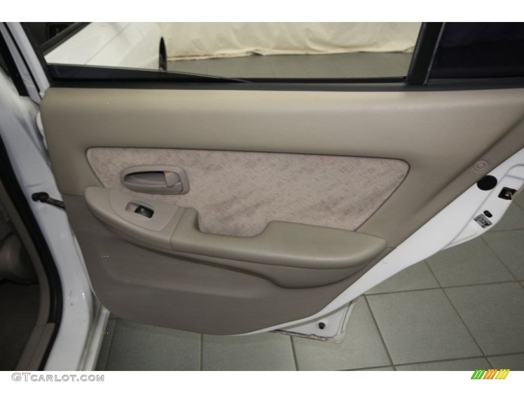 2006 Elantra GLS Sedan - Nordic White / Gray photo #28
