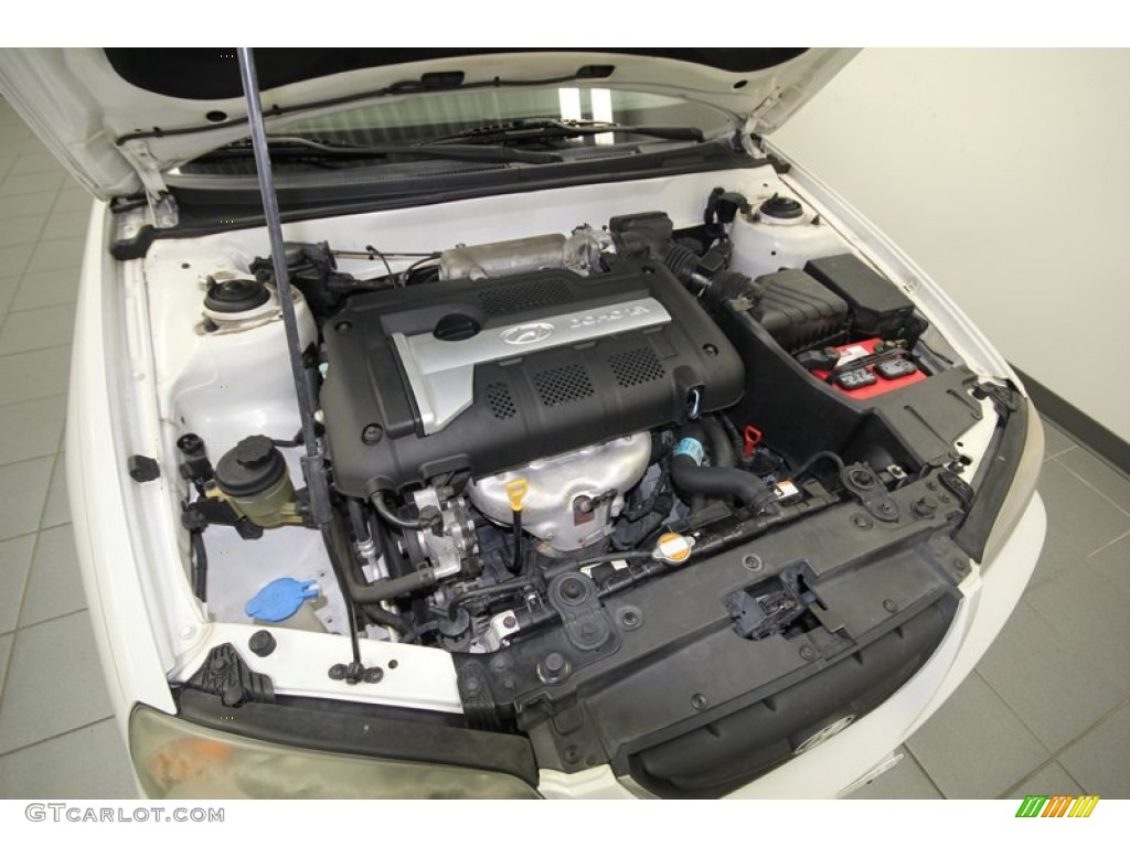 2006 Elantra GLS Sedan - Nordic White / Gray photo #33