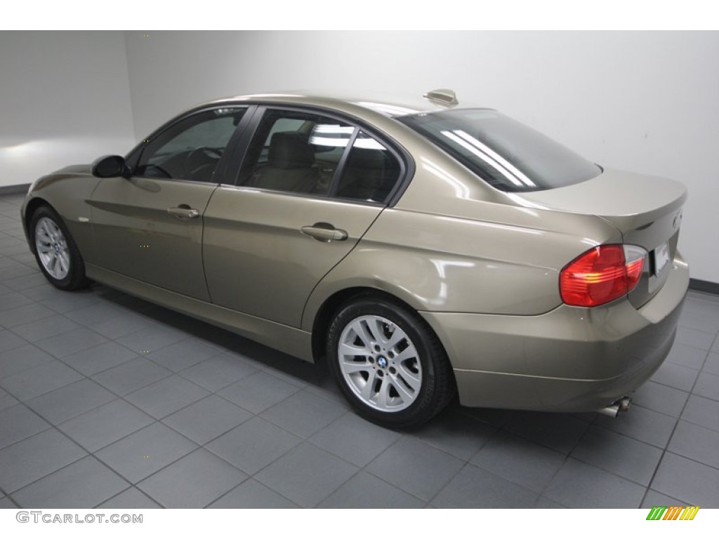 2006 3 Series 325i Sedan - Sonora Metallic / Beige photo #5