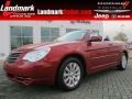 2010 Inferno Red Crystal Pearl Chrysler Sebring Touring Convertible  photo #1