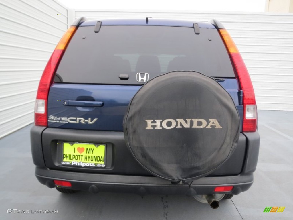 2004 CR-V EX 4WD - Eternal Blue Pearl / Black photo #4