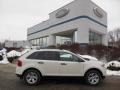 2013 White Suede Ford Edge SE AWD  photo #1