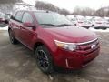 2013 Ruby Red Ford Edge SEL AWD  photo #2