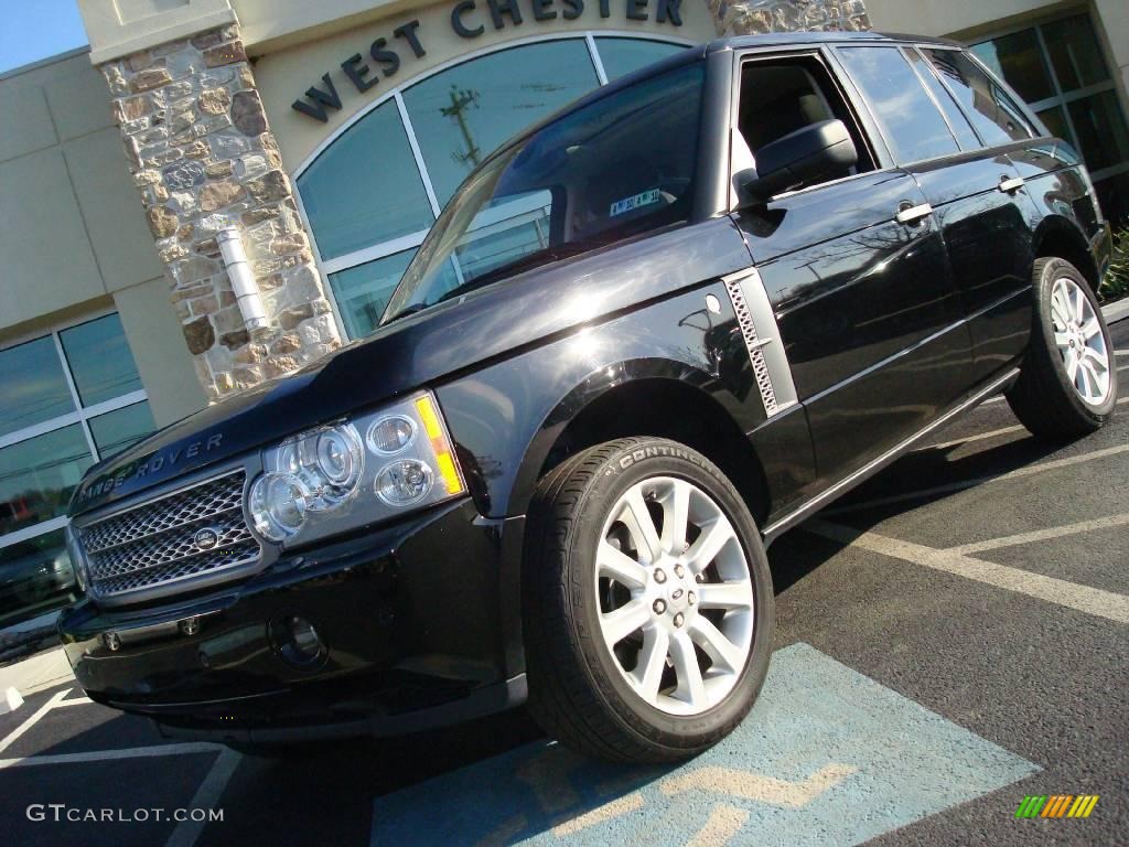 2006 Range Rover Supercharged - Java Black Pearl / Charcoal/Jet photo #3