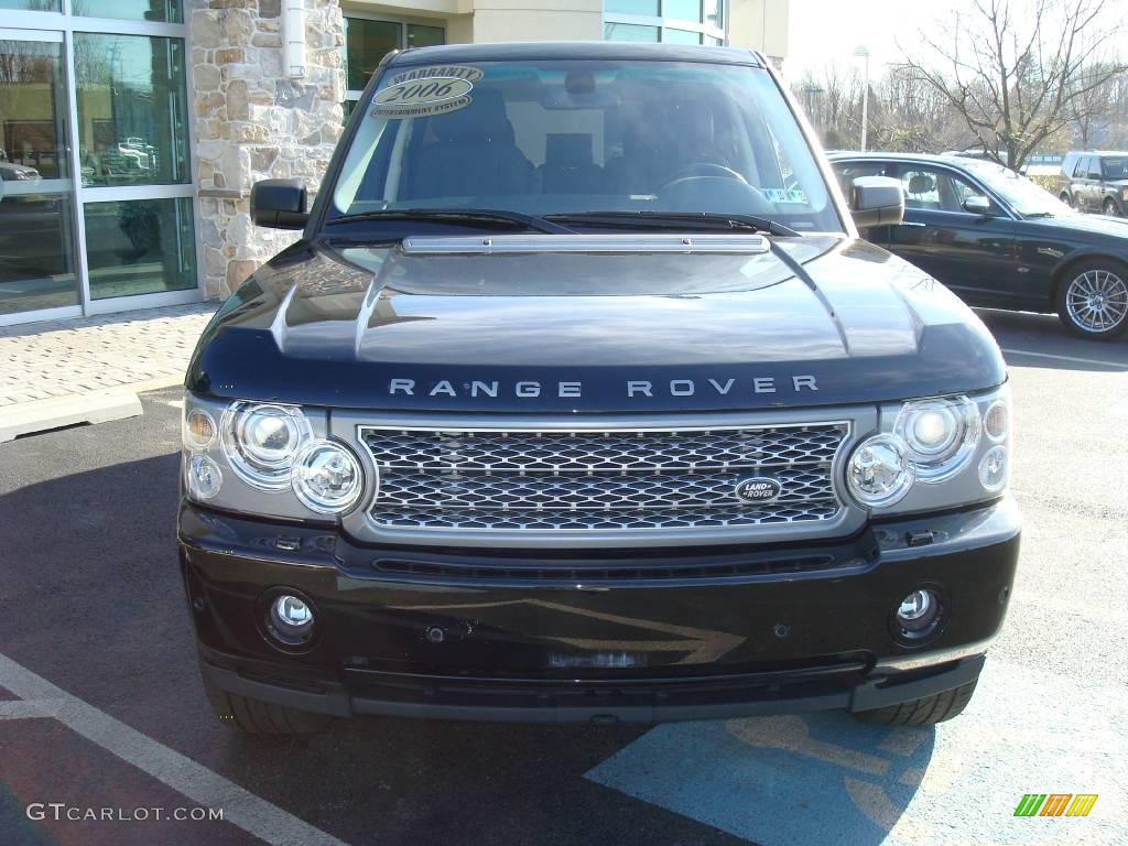 2006 Range Rover Supercharged - Java Black Pearl / Charcoal/Jet photo #4