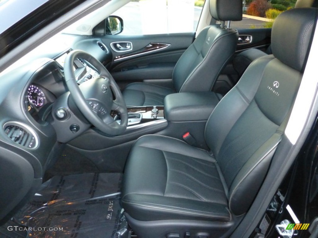 Graphite Interior 2013 Infiniti JX 35 AWD Photo #75511169