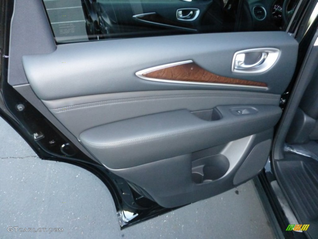 2013 Infiniti JX 35 AWD Graphite Door Panel Photo #75511184