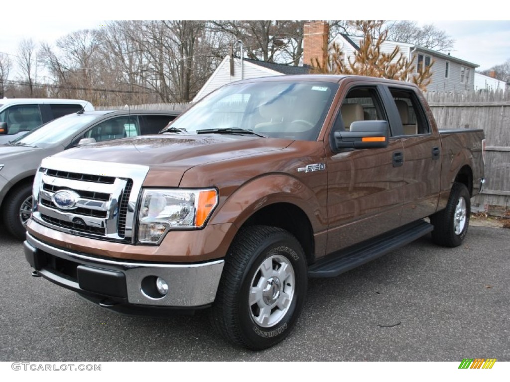 Golden Bronze Metallic 2012 Ford F150 XLT SuperCrew 4x4 Exterior Photo #75512786