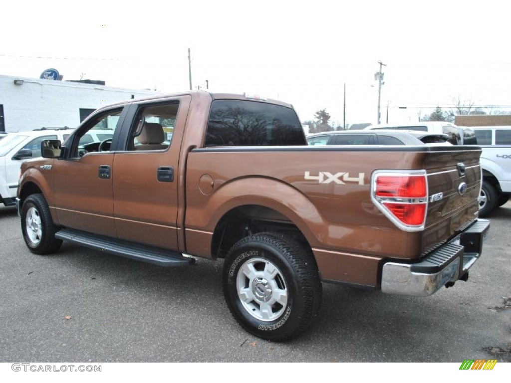 Golden Bronze Metallic 2012 Ford F150 XLT SuperCrew 4x4 Exterior Photo #75512825