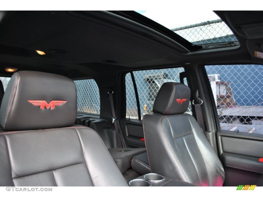 Charcoal Black/Red Interior 2008 Ford Expedition Funkmaster Flex Limited 4x4 Photo #75513965