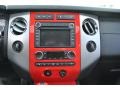 2008 Ford Expedition Charcoal Black/Red Interior Controls Photo