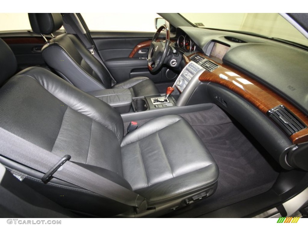 Ebony Interior 2005 Acura RL 3.5 AWD Sedan Photo #75514799