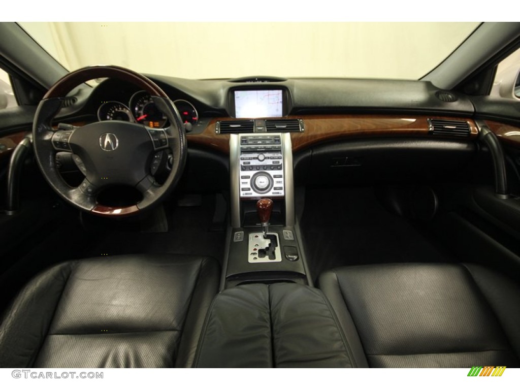 2005 Acura RL 3.5 AWD Sedan Ebony Dashboard Photo #75514811