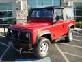 Portofino Red - Defender 90 Soft Top Photo No. 2