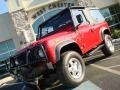 Portofino Red - Defender 90 Soft Top Photo No. 3