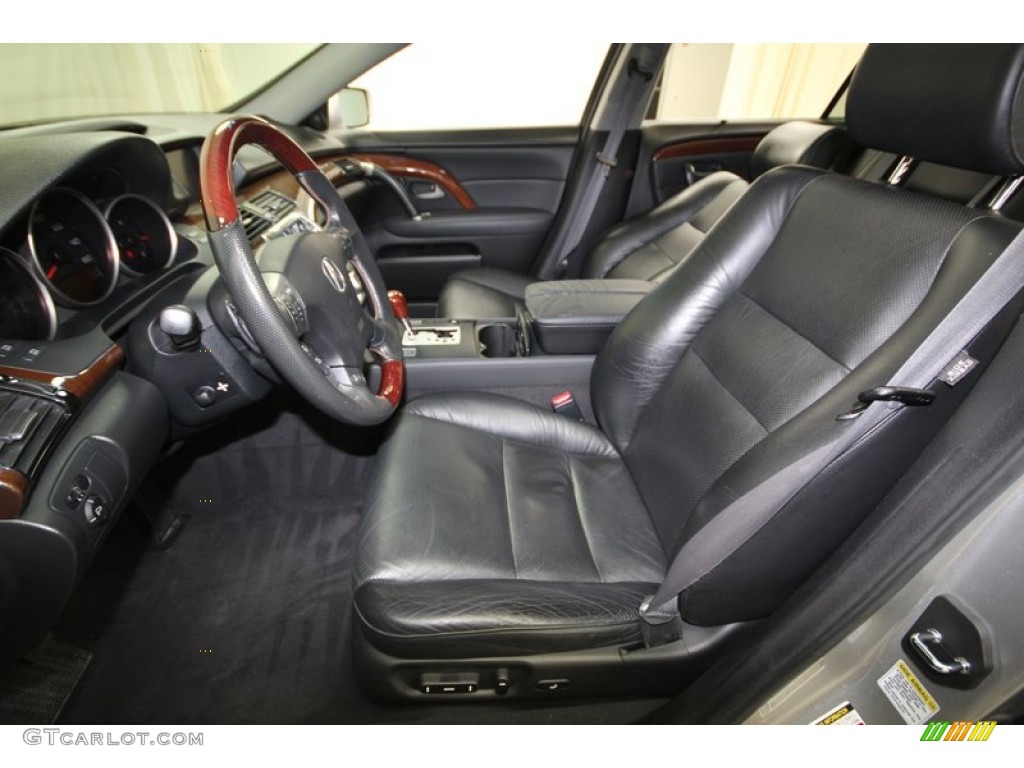 Ebony Interior 2005 Acura RL 3.5 AWD Sedan Photo #75514931