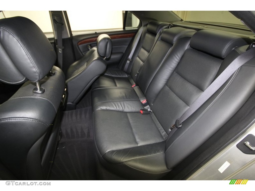 Ebony Interior 2005 Acura RL 3.5 AWD Sedan Photo #75514938